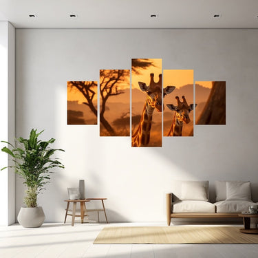 Two Giraffe Painting